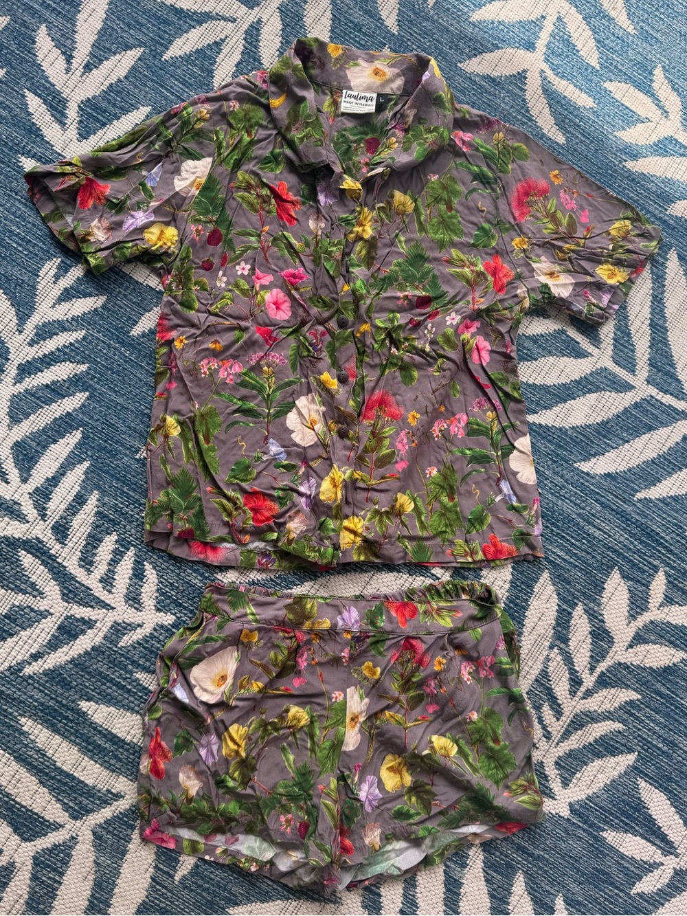 Laulima Hawaii Matching Flower Set XS-S